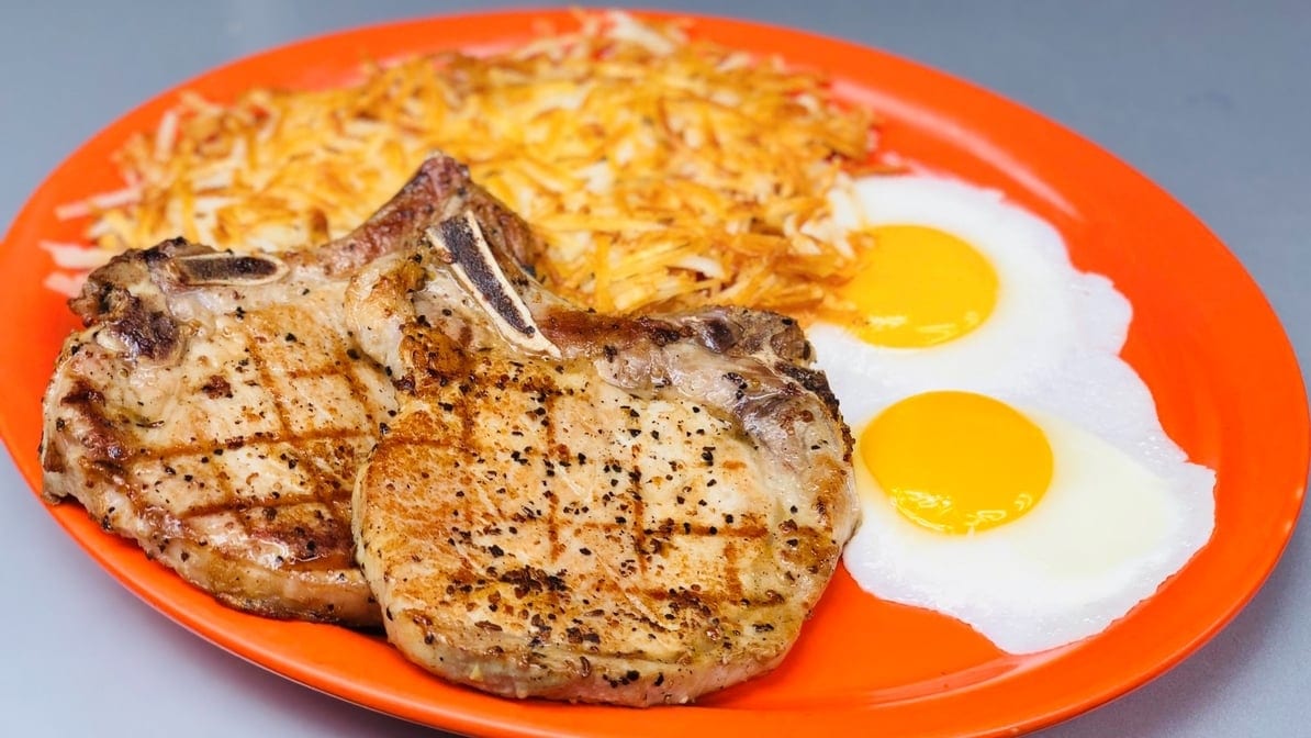 Two Pork Chops.
