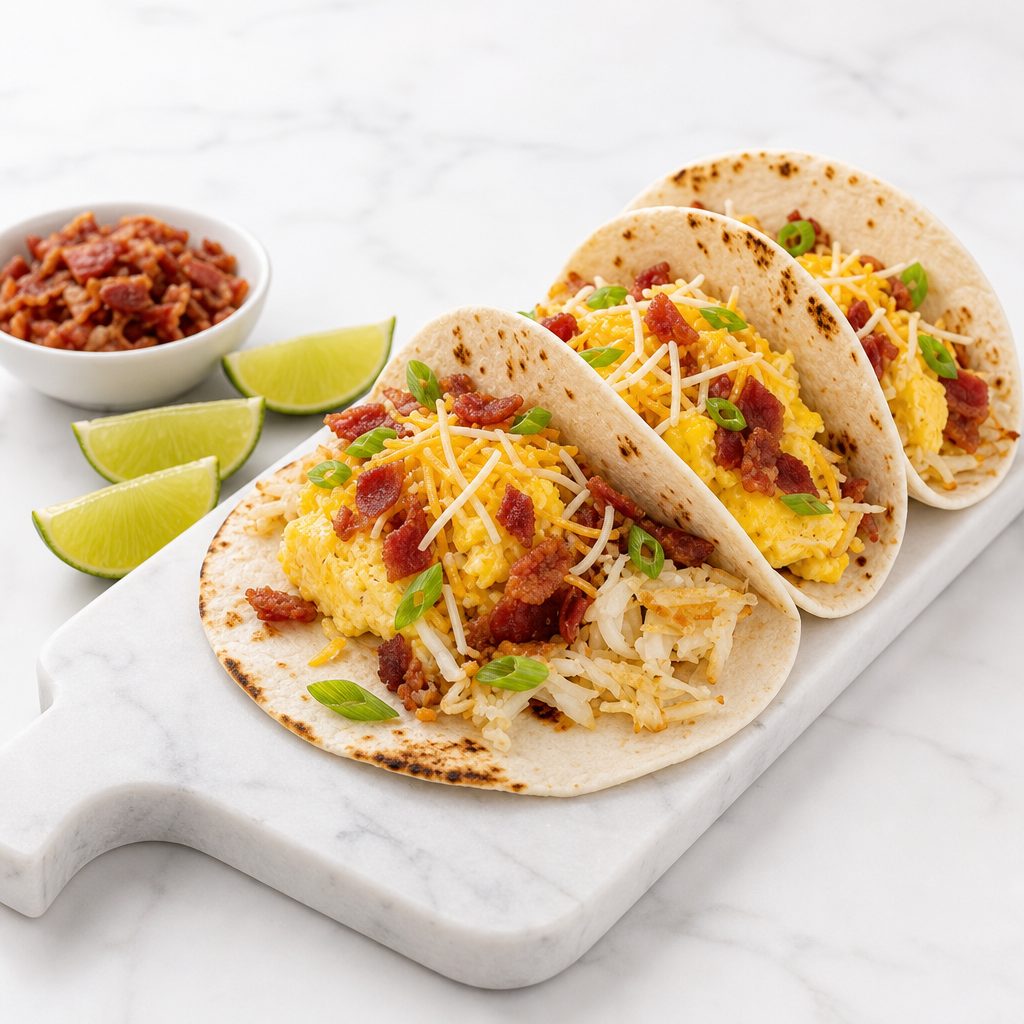 Breakfast tacos.